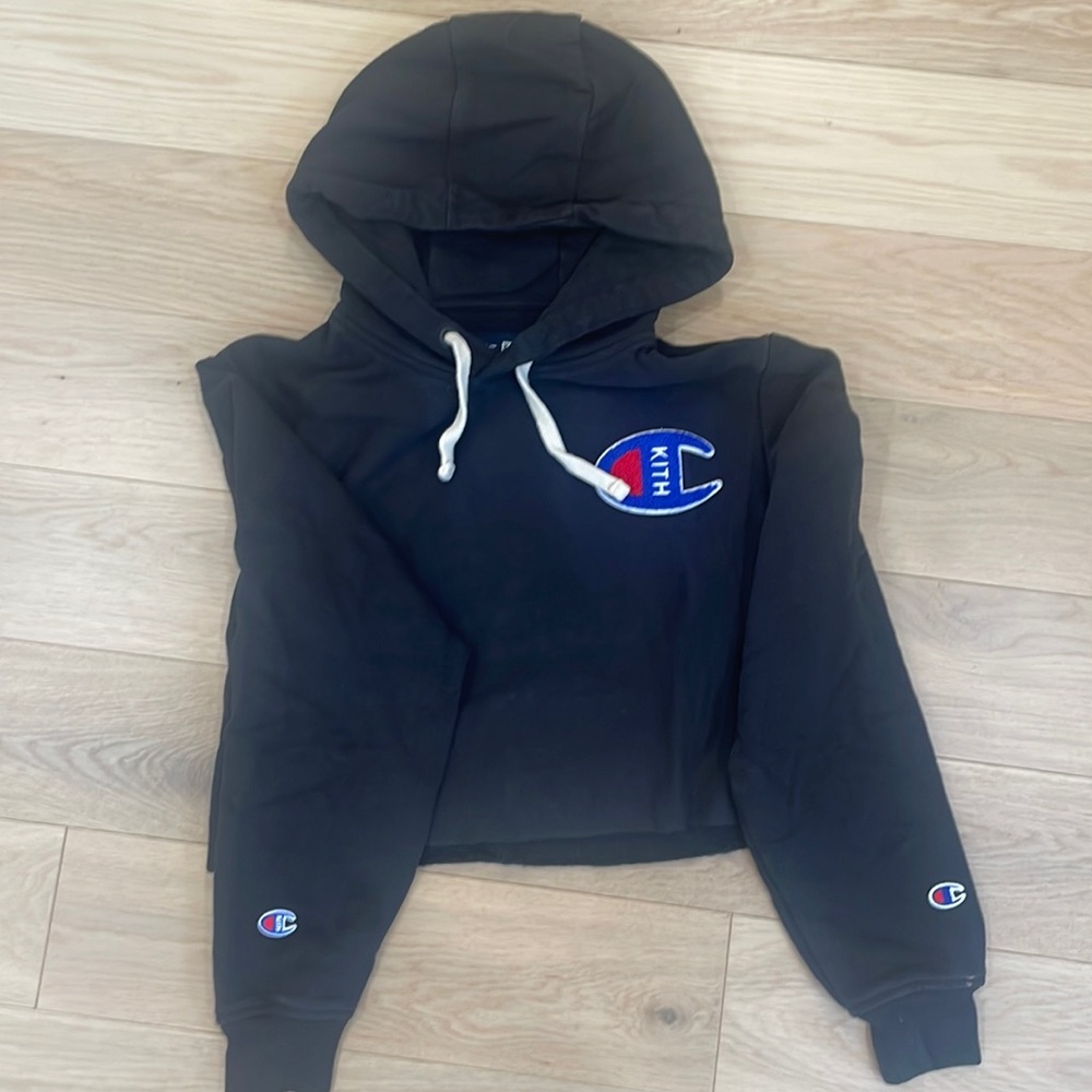 Kith x Champion Nia cropped hoodie